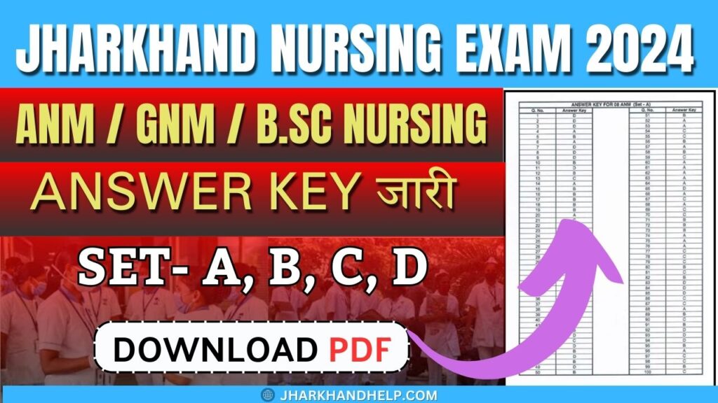 Jharkhand Nursing Result 2024