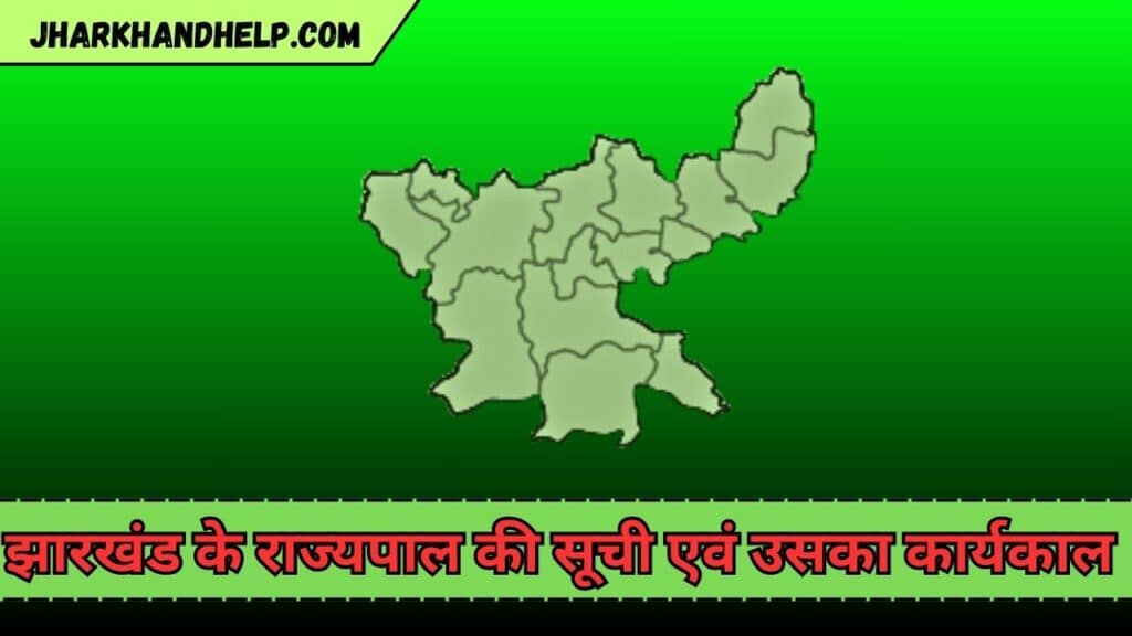 Jharkhand Rajyapal List